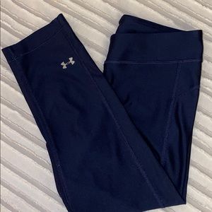 Under Armour Navy Blue Crop Leggings
